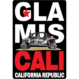 OK4 Glamis  CA California Republic Sticker