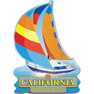 California   Sailboat Sticker