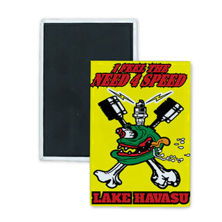 Lake Havasu Feel the Need 4 Speed Rectangle Badge Magnet