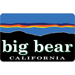 Big Bear Stylized Sunset Sticker