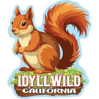 Idyllwild   Squirrel Sticker