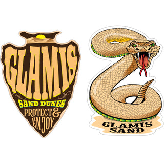 Glamis   World Sand Capital & Speed Shop Sticker
