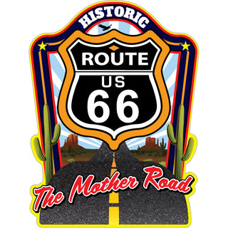Route 66   Road To Adventure Sticker