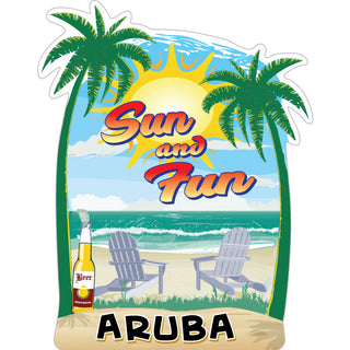 Aruba   Sun & Fun Sticker