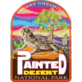 Painted Desert National Park   Horny Toad Lizard Sticker