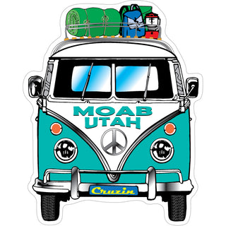 OK4 Moab Utah Bus Front View (0425 00841 14) Sticker