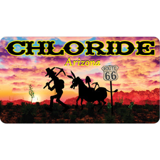 Chloride Arizona Miner Donkey Silohuette Sticker