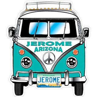 Jerome Arizona Van Bus Front View Sticker