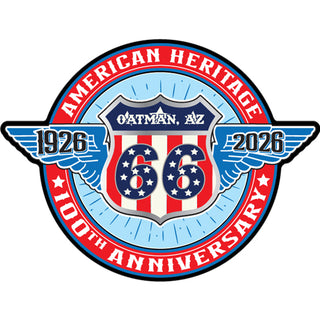 Oatman  AZ   American Heritage 100th Anniversary Sticker