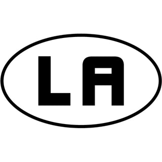 OK4 Los Angeles  CA Initial Euro LA CA (00505) Sticker