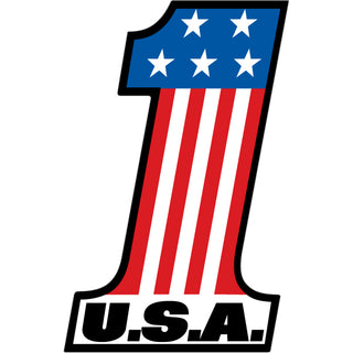 Novelty   USA #1 Sticker