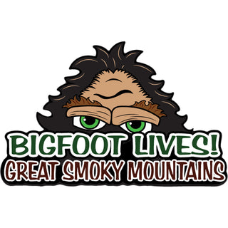 Bigfoot Lives!   Great Smoky Mountains Bigfoot Lives! Sticker