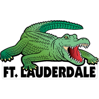 Ft Lauderdale Alligator Sticker