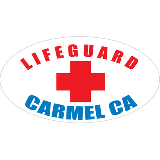 CARMEL LIFEGUARD OVAL Sticker