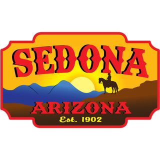 Sedona  Arizona   Red Ranch Sign Sticker