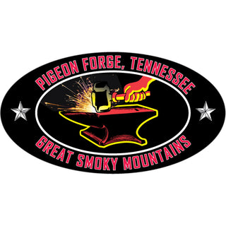 Anvil Hammer   Pigeon Forge  TN Anvil Hammer Sticker