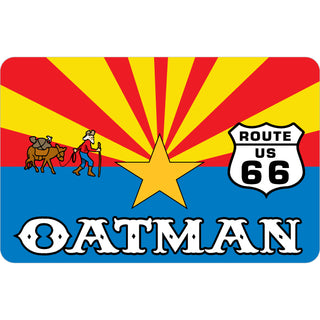 Oatman   Arizona Flag Sticker