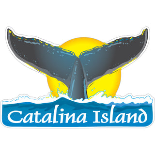 Catalina Whale Tail Sticker