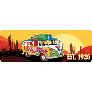 Route 66   Hippie Bus Sticker