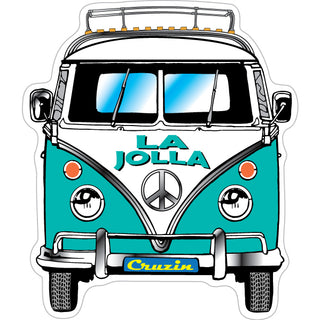 La Jolla   Bus Front View Sticker