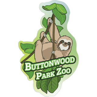 Buttonwood Park Zoo Sloth Sticker
