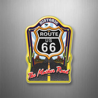 Route 66 Historic Mother Road 3D Magnet