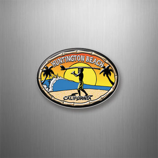 HUNTINGTON BEACH ENDLESS SUMMER 3D Magnet