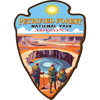 PETRIFIED FOREST ARROWHEAD VERTICAL Sticker