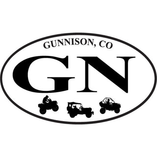 Gunnison Colorado GN Jeep Dune Buggy Euro Sticker