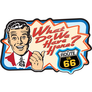 Route 66 What do we have here retro guy Sticker