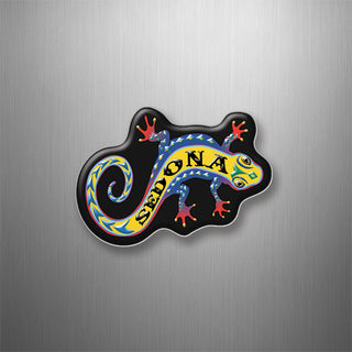Sedona   Colorful Gecko 3D Magnet