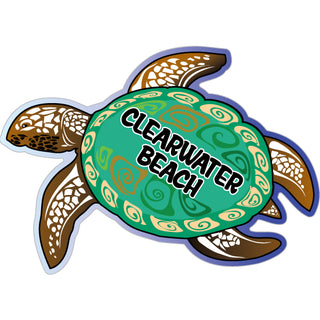 Clearwater Beach Turtle Sticker