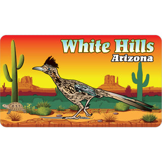 White Hills  AZ Arizona Desert Sunset Sticker