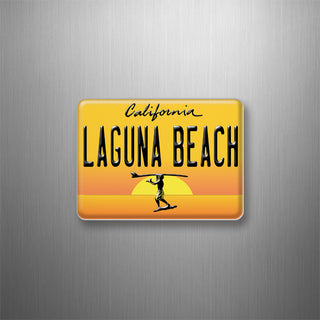 Lagnua Beach Endless Summer Licenseplate 3D Magnet