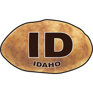 Idaho   Potato Euro Oval Sticker
