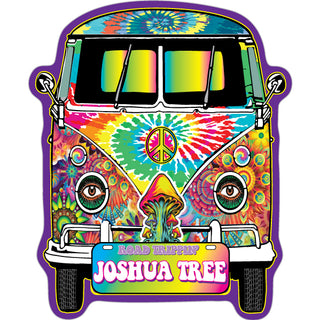 Joshua Tree   Road Trippin Tie Dye Bus Sticker