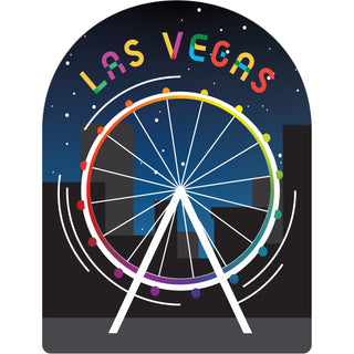 Las Vegas  NV   Night Ferris Wheel Sticker