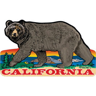 California Walking Bear Sticker