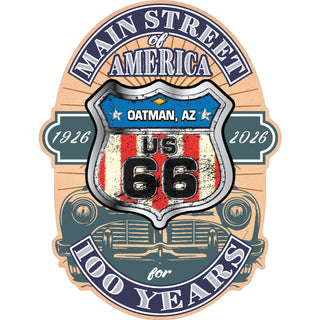 Oatman  AZ   Main Street of America for 100 Years Sticker