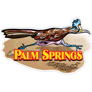 OK4 Palm Springs Roadrunner Cutout (00862) Sticker