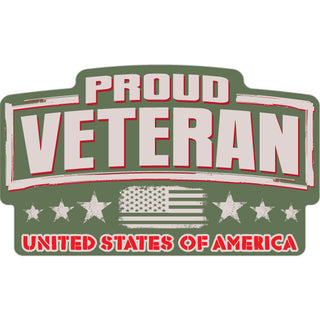 Novelty   Proud Veteran Sticker