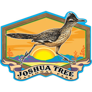OK4 Joshua Tree  CA Roadrunner Over Sun Sticker