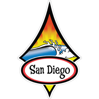 San Diego  diamond wave Sticker