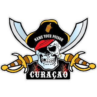 Curacao Name Your Poison Sticker