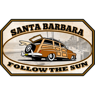 OK4 Santa Barbara Woody Follow the Sun mini (27197) Sticker