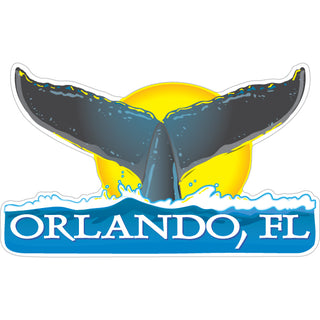 OK4 Orlando Florida Whale Tail Sticker