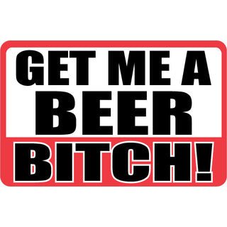 Novelty   Get Me A Beer Sticker