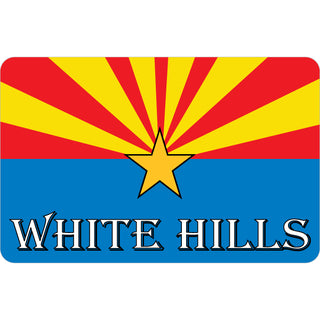 White Hills Arizona Flag Sticker