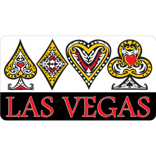Las Vegas  NV   Spade Diamond Heart Club Sticker