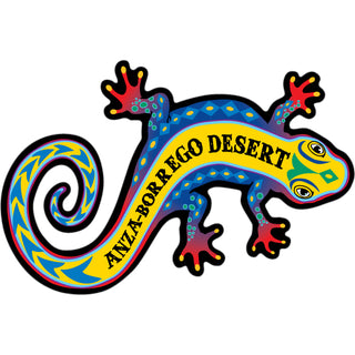 Anza Borrego Desert   Colorful Gecko Sticker